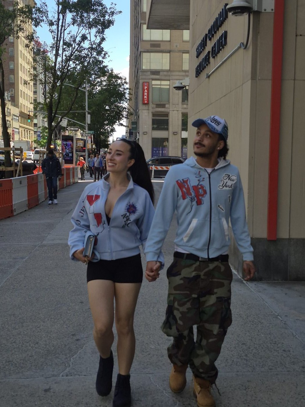NYC street style painted jackets